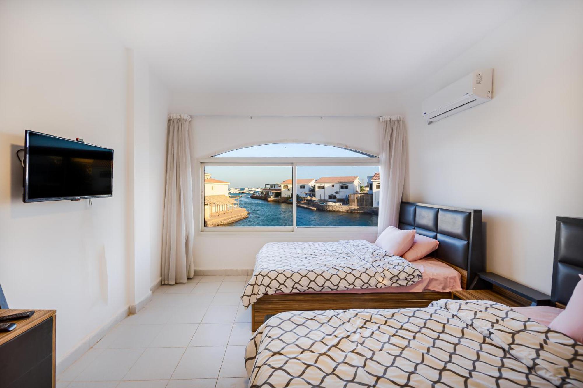 Aden Beach - Sea View Room With Beach Access In Villa Hurghada Eksteriør bilde