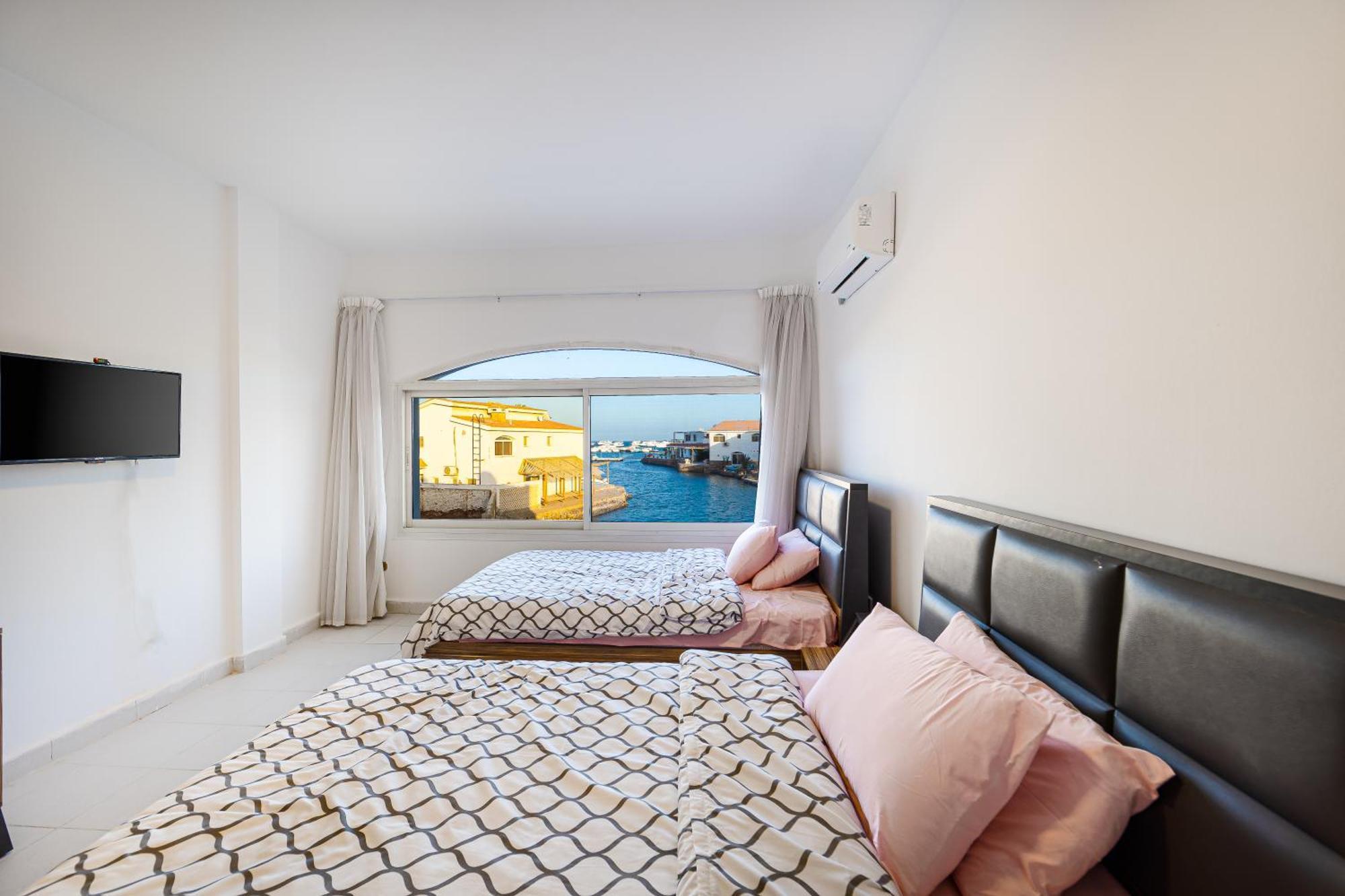 Aden Beach - Sea View Room With Beach Access In Villa Hurghada Eksteriør bilde